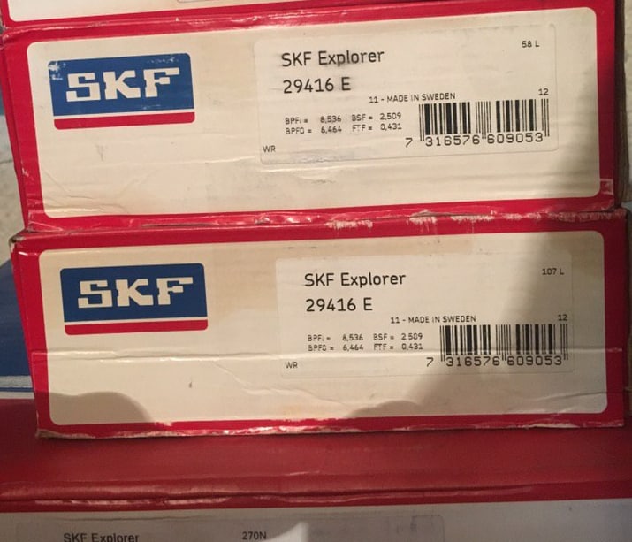 بلبرینگ صنعتی 29416
